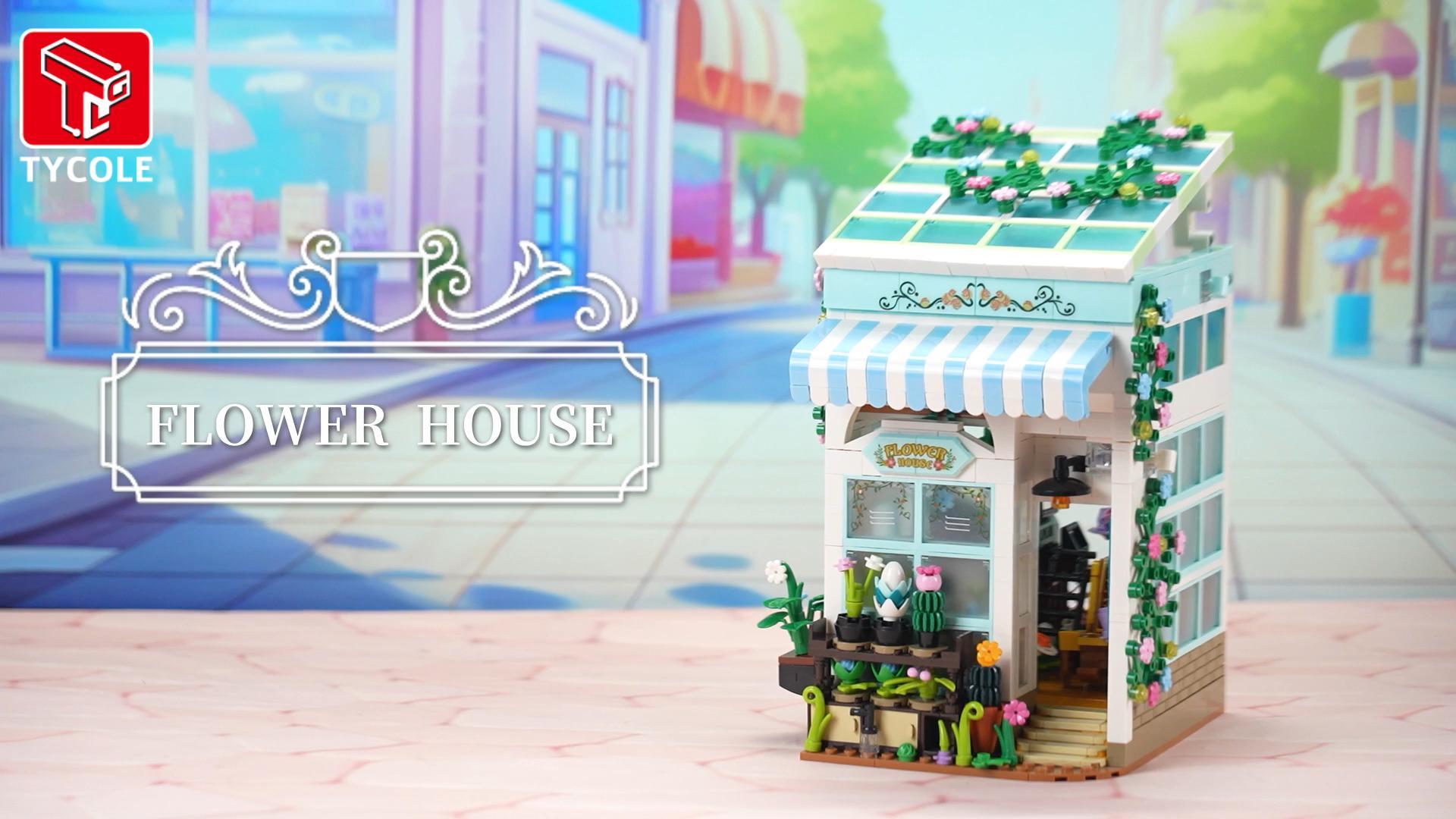 Amazon.com: TYCOLE Flower House Building Set with LED Lights, 1077