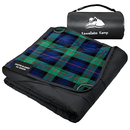 Outdoor Waterproof Blanket, Foldable Fleece Stadium Blanket for Outdoor Sports