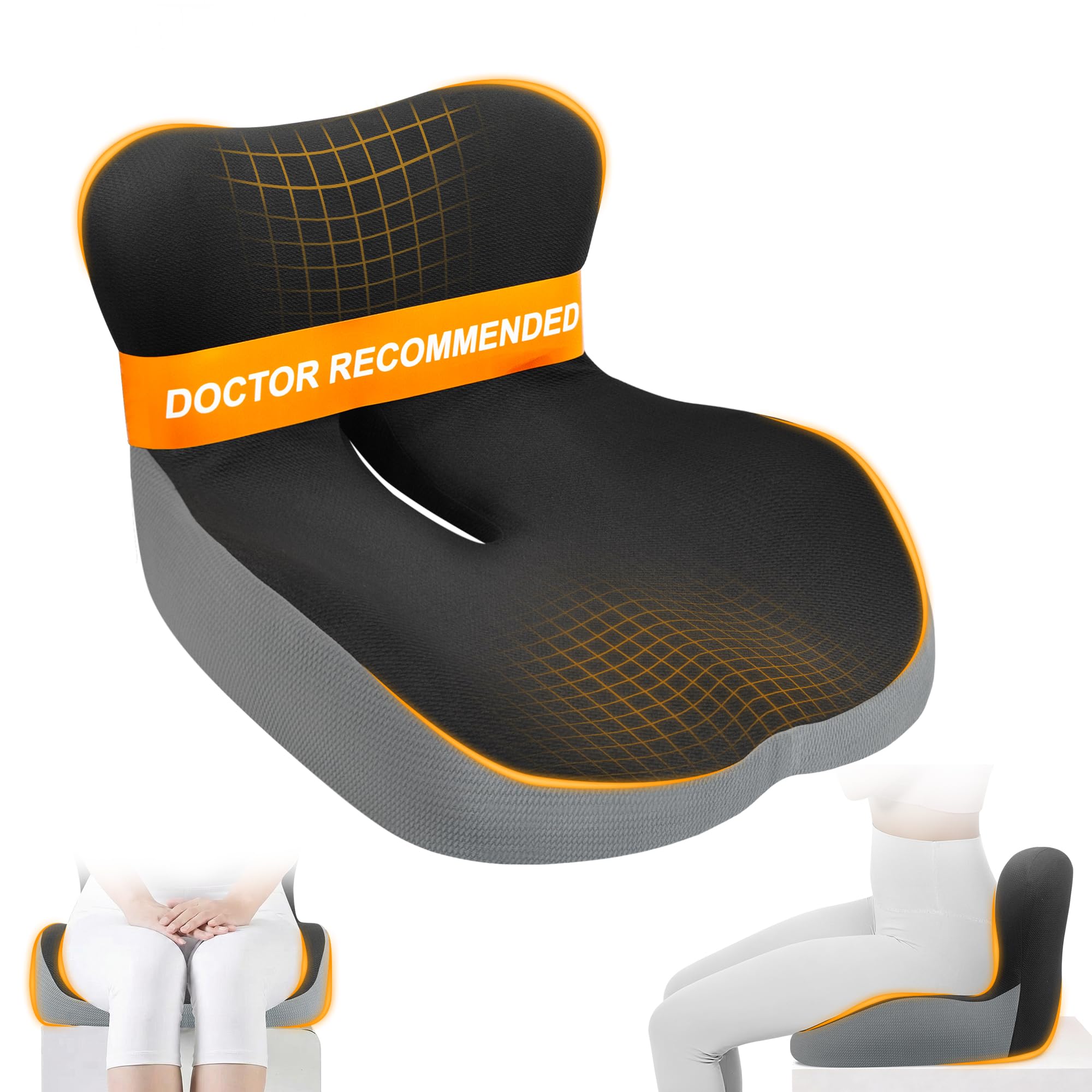 Allaboutsla Memory Foam Car Seat Cushion
