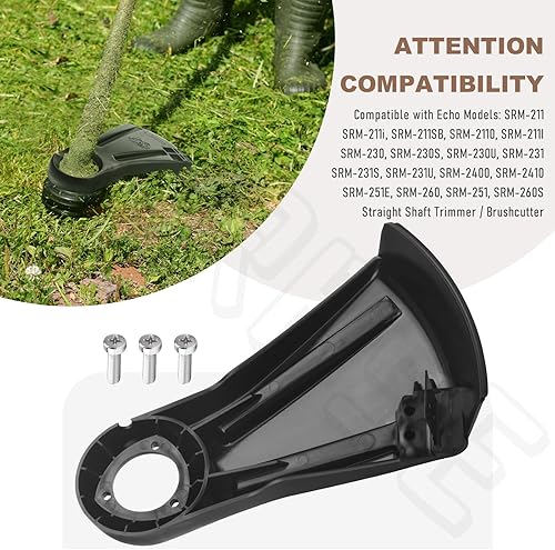 Vista 6 de P021001393 Kit de escudo compatible con recortadoras y desbrozadoras Echo/Shindaiwa, sustituye a P021001260 P021001392 P021001391