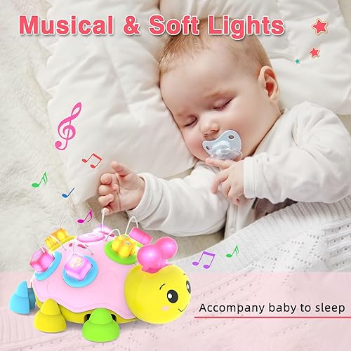 Miniatura 6 de Juguetes de gateo para bebés de 6 a 12 meses, juguete musical de mariquita para bebés de 0 a 3 a 6 7 8 9 10 12 a 18 meses, juguetes musicales