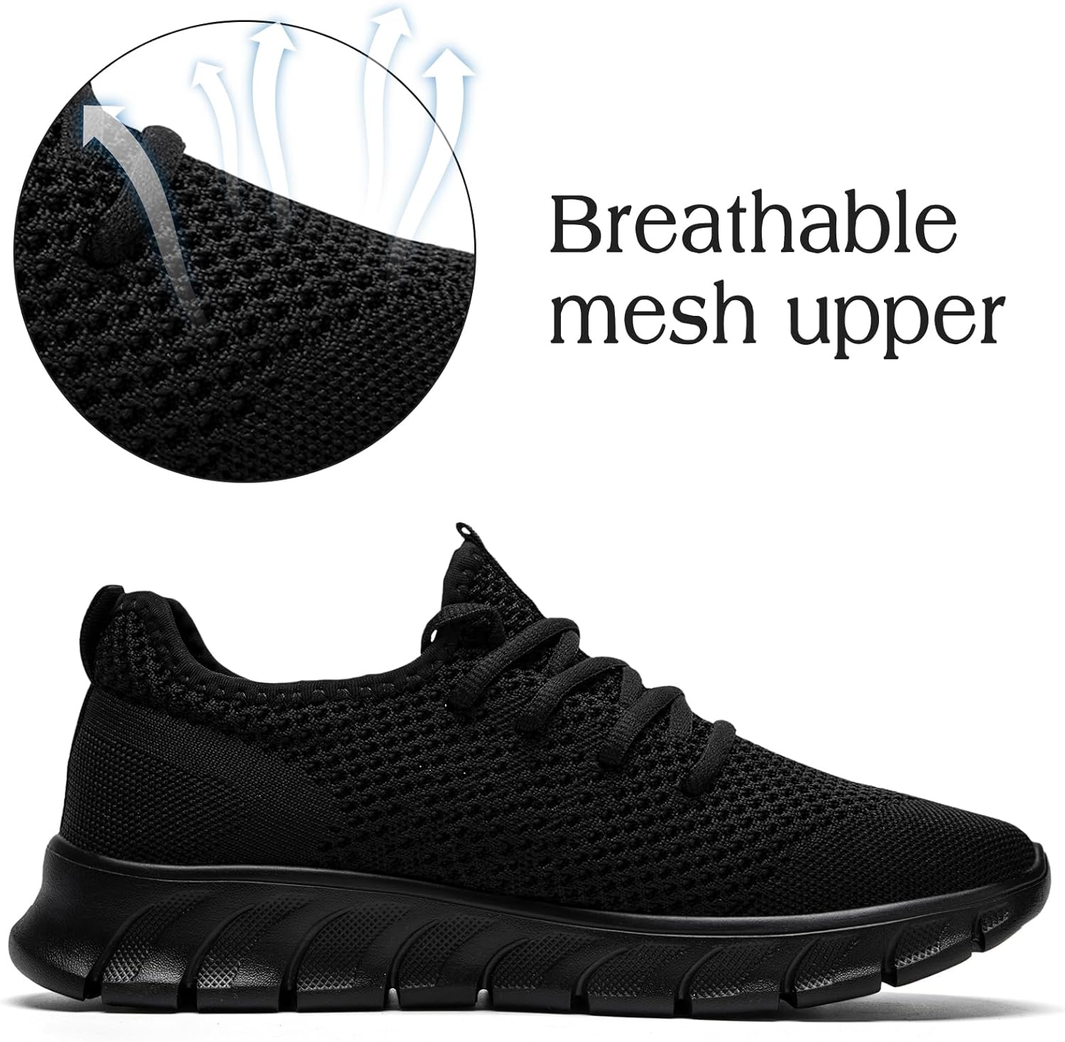 Women Running Shoes Tennis Sneakers Slip on Walking Gym Non Slip Work Workout Joggi... - Image 3