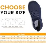 Mens Slip on Walking Shoes Comfort Sock Shoes Non Slip Mesh Casual Running Sneakers