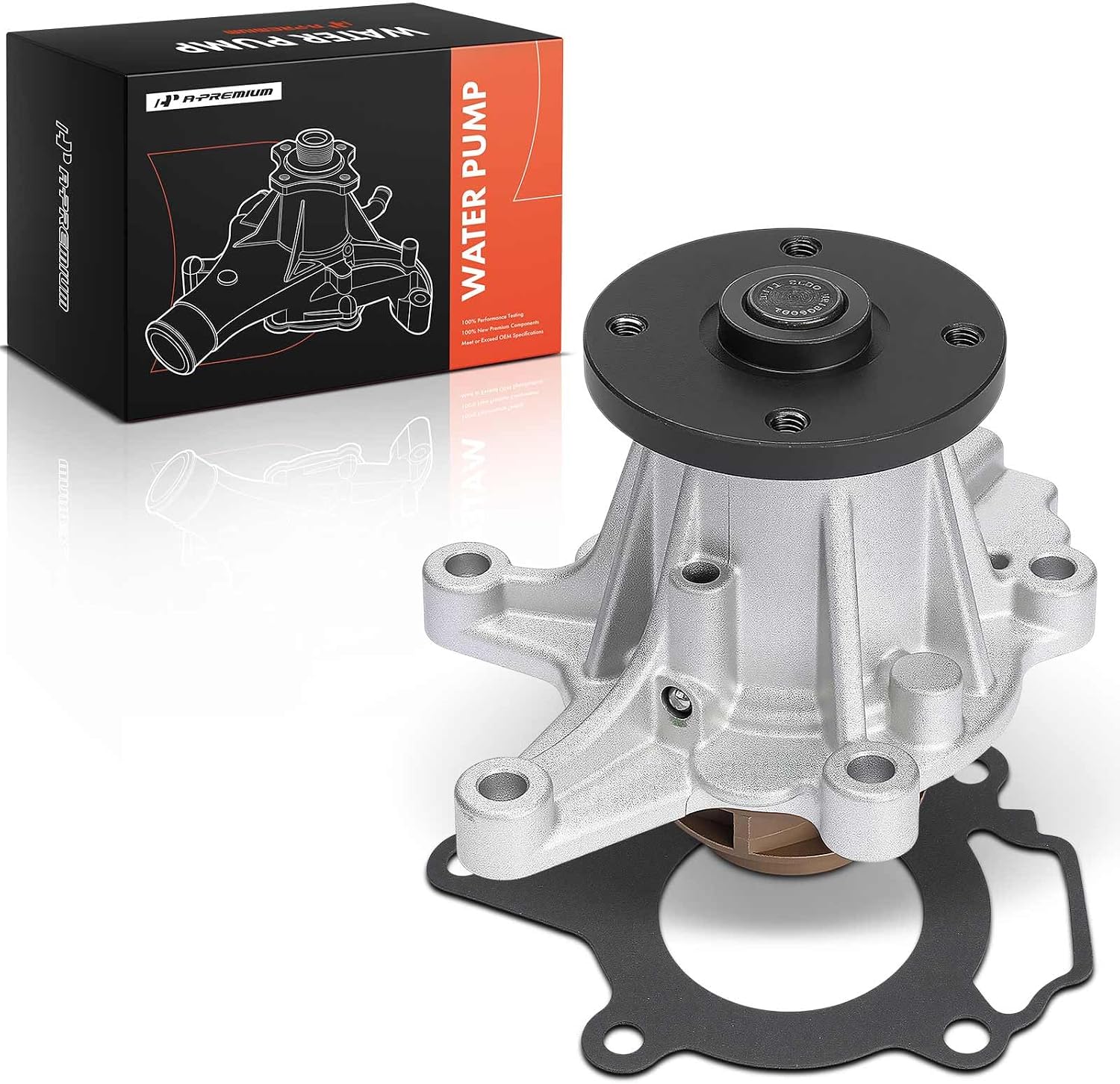 A-Premium Engine Water Pump with Gasket Compatible with Kia Sorento 2021-2023, Sportage 2023 & Hyundai Santa Fe 2021-2023, Tucson 2022-2024, 1.6L