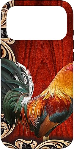 Vista 58 de Funda para iPhone 13 Pro Max Rooster wood - ROOSTER-PC