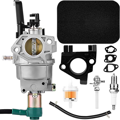 SOFO Carburador para Predator 420cc 7000 8750 Champion 389cc 6000W 7000W Generac GP5500 GP6500 GP6500E GP7500E Powermate 6500 Piezas del generador