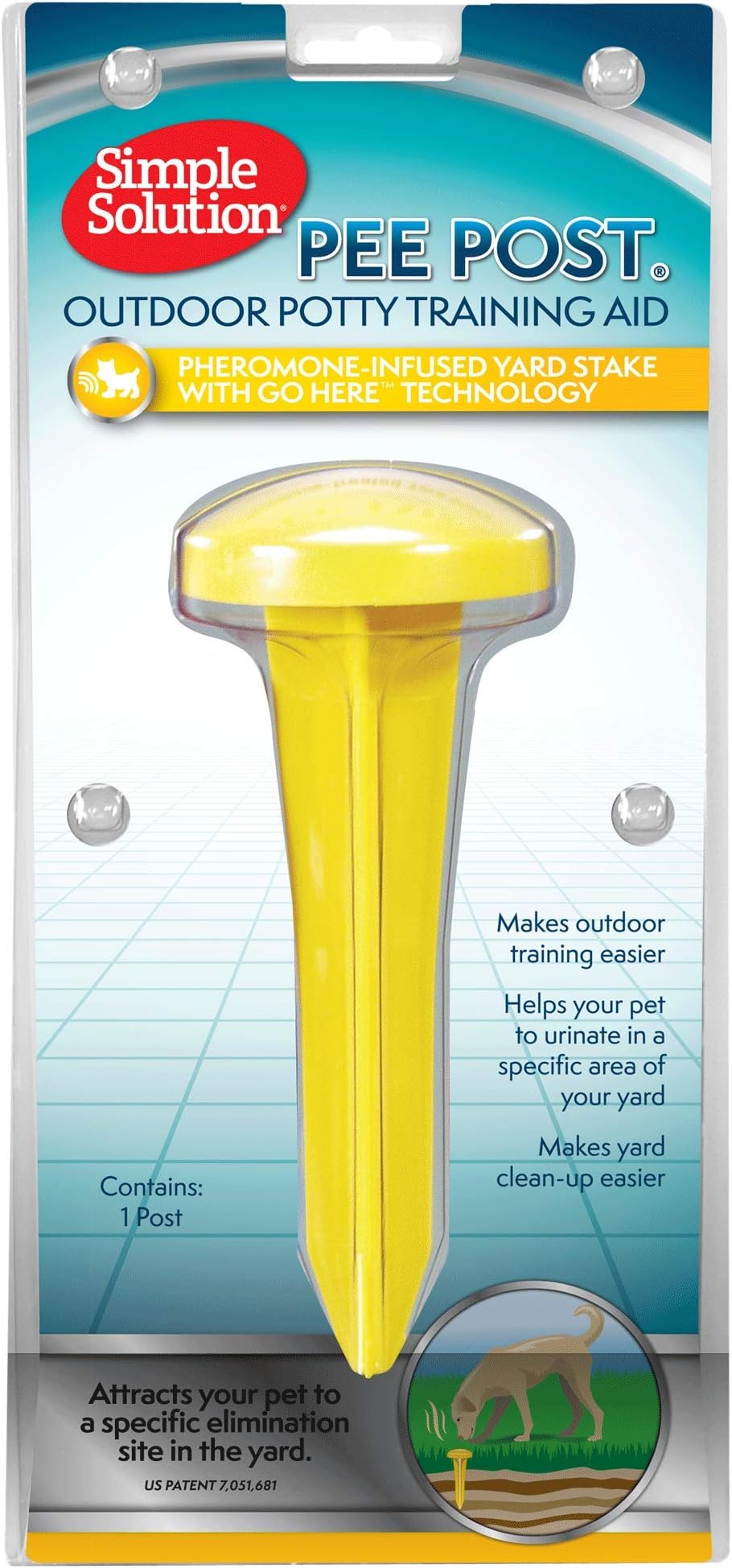 Simple Solution Pee Post Pheromone-Treated Yard Stake