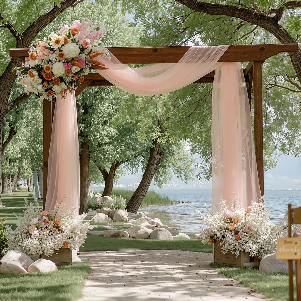 Cantonnière de mariage de 160 x 800 cm rideau occultant de fond pour shooting photo