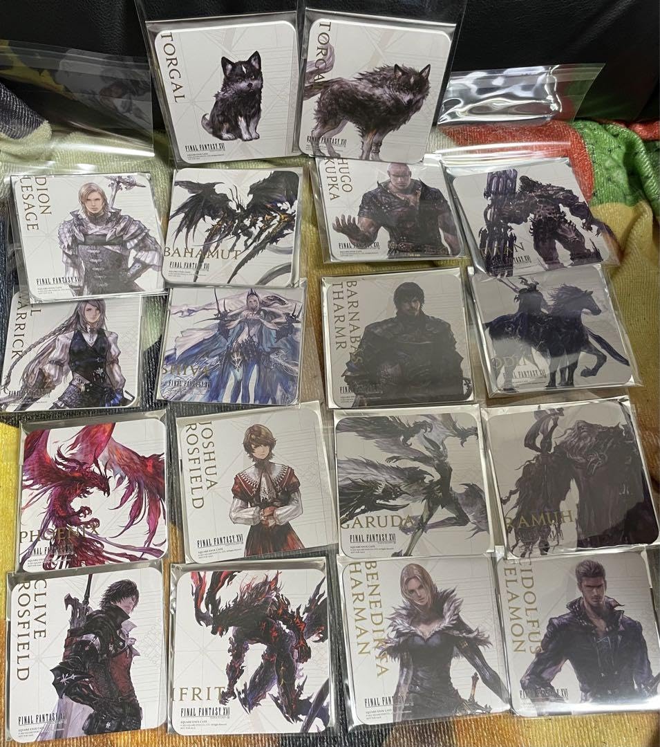 FF16 コースター　コンプリートセット　全18種類　コンプセット　全種セット FF16 コースターコンプリートセット全18種類コンプセット全種セット