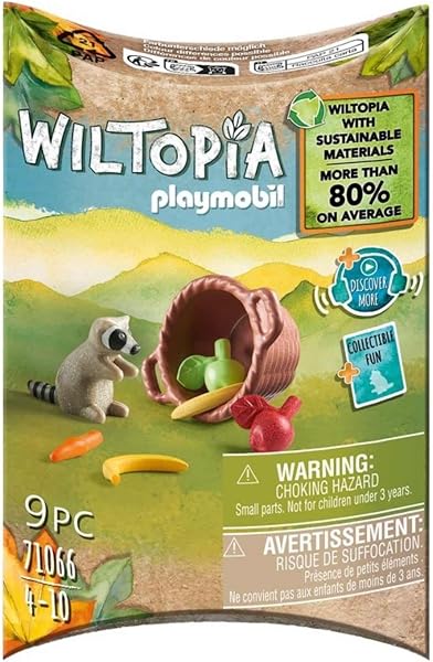 Playmobil 71052 Wiltopia Elan - Carte d'animaux à Collectionner - Gamme Wiltopia avec Plus de 80% de matériaux recyclés ou biosourcés en Moyenne - Dès 4 Ans - 2