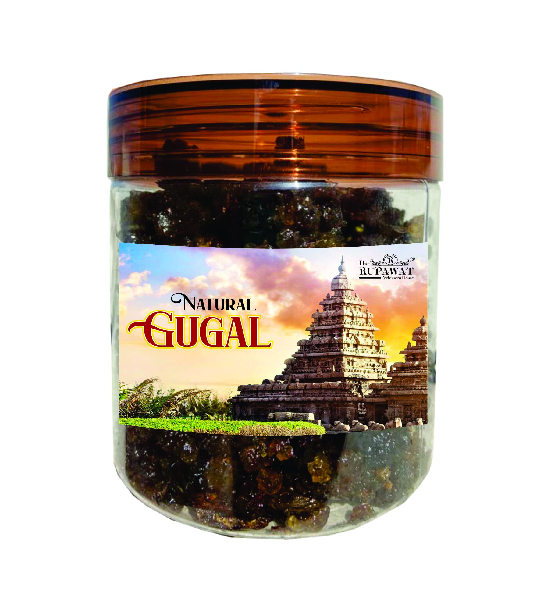 The Rupawat Perfumery House Natural Guggal – Commiphora Guggal Resin for Dhoop, Dhuni & Hawan – 300g Pack