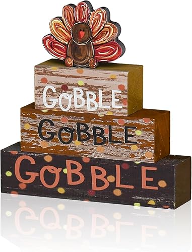 Miniatura 11 de Smile 6 Piezas Decoración de Interior de Navidad, Letreros de Madera Decoración de Mesa, Believe Merry Bright Árboles de Navidad, Ornamentos de