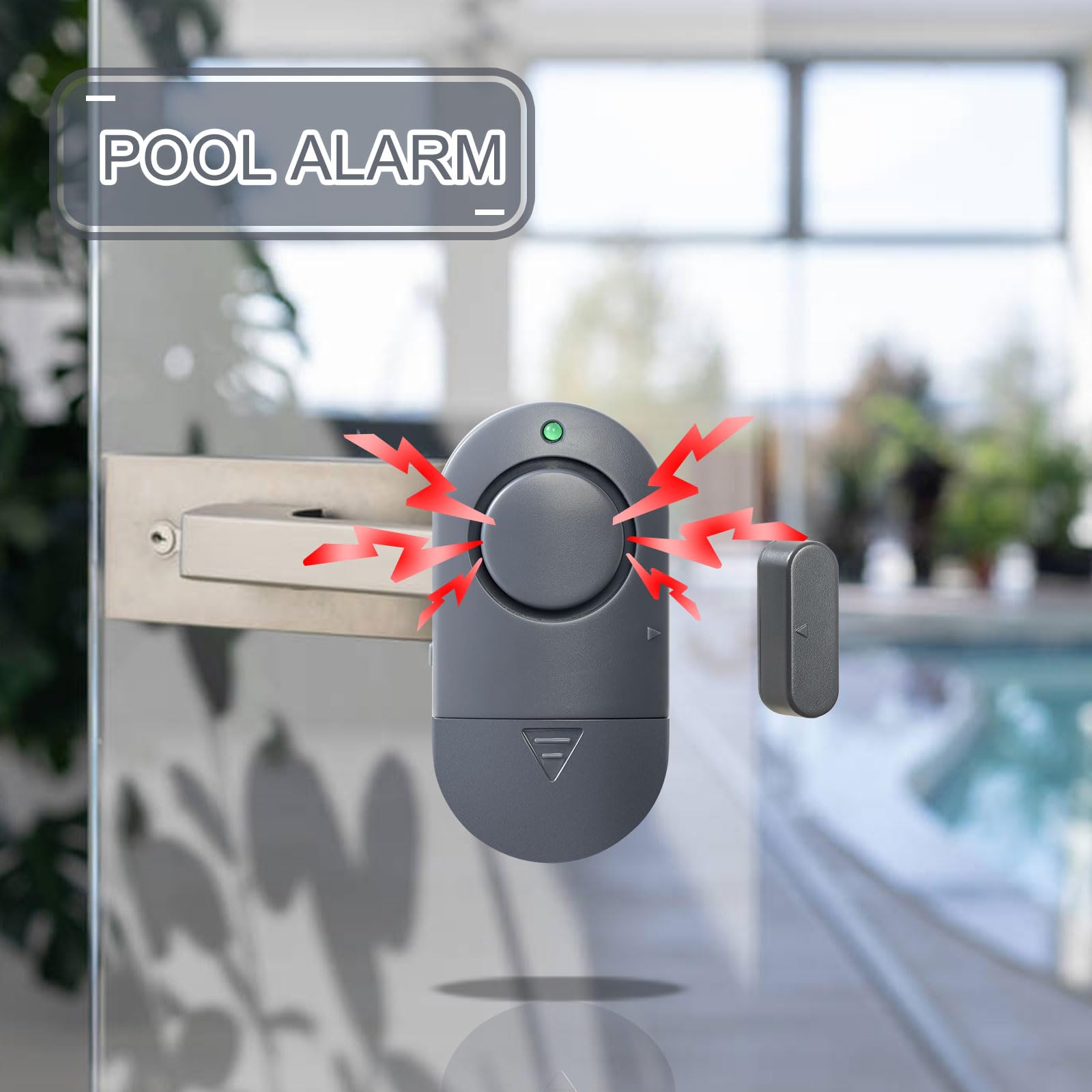 Sensori di allarme per finestre, allarmi per porte e finestre per la sicurezza domestica, 120 dB, allarmi per porte e finestre per la sicurezza dei bambini (confezione da 10)