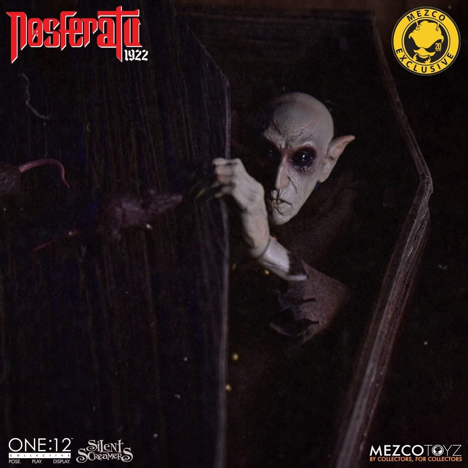 Mezco One:12 Collective : Silent Screamers: Nosferatu Action Figure