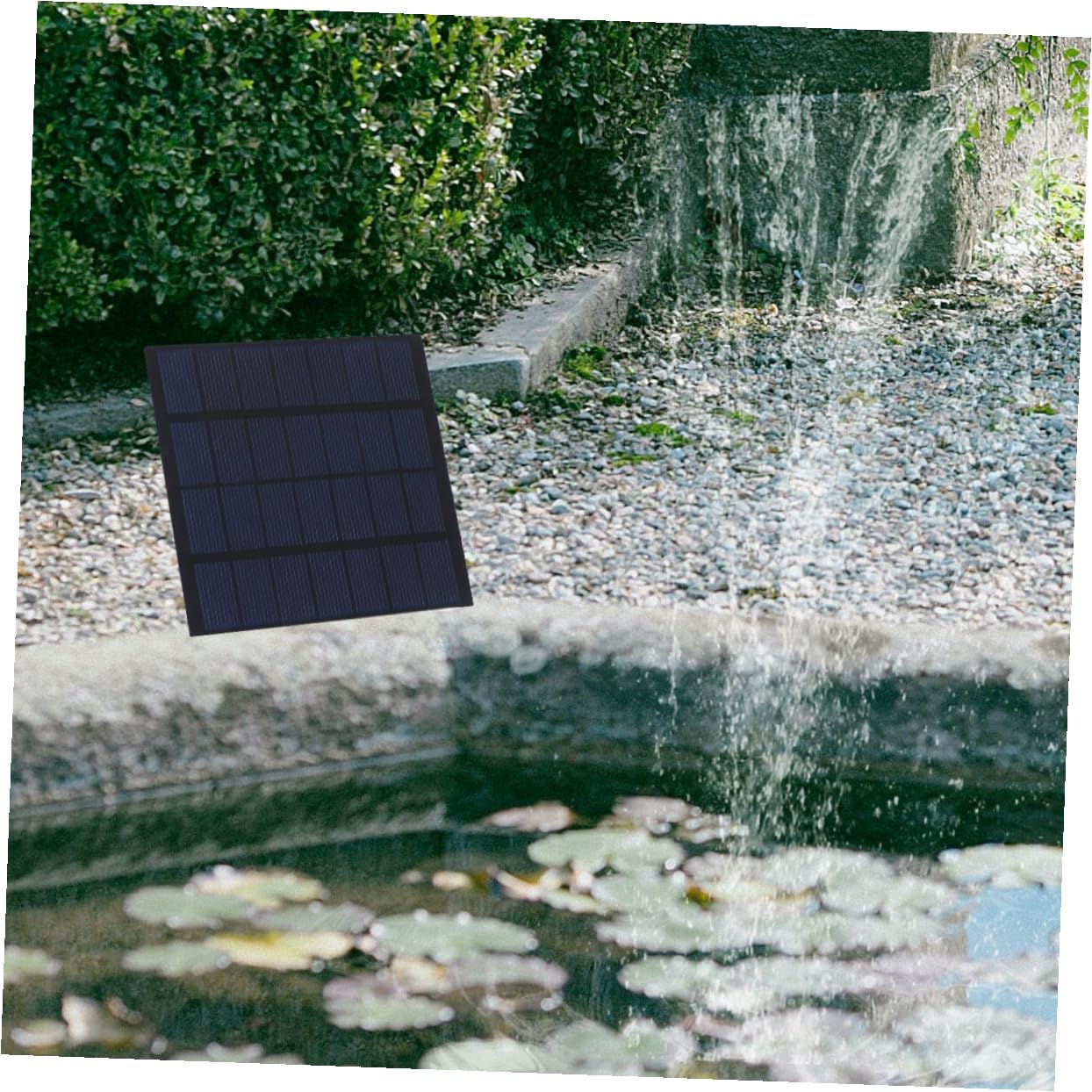 Milisten Solar Teich Sauerstoffpumpe für Aquarium und Gartenteich Tragbar Geräuscharm mit Solarladung