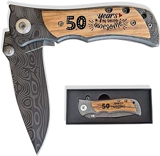 50 Year Old Birthday Gifts for Men, 50th Birthday Present for Him, 1973 Bday Gifts Ideas for Him, Dad, Husband, Friends, Brother, Grandpa