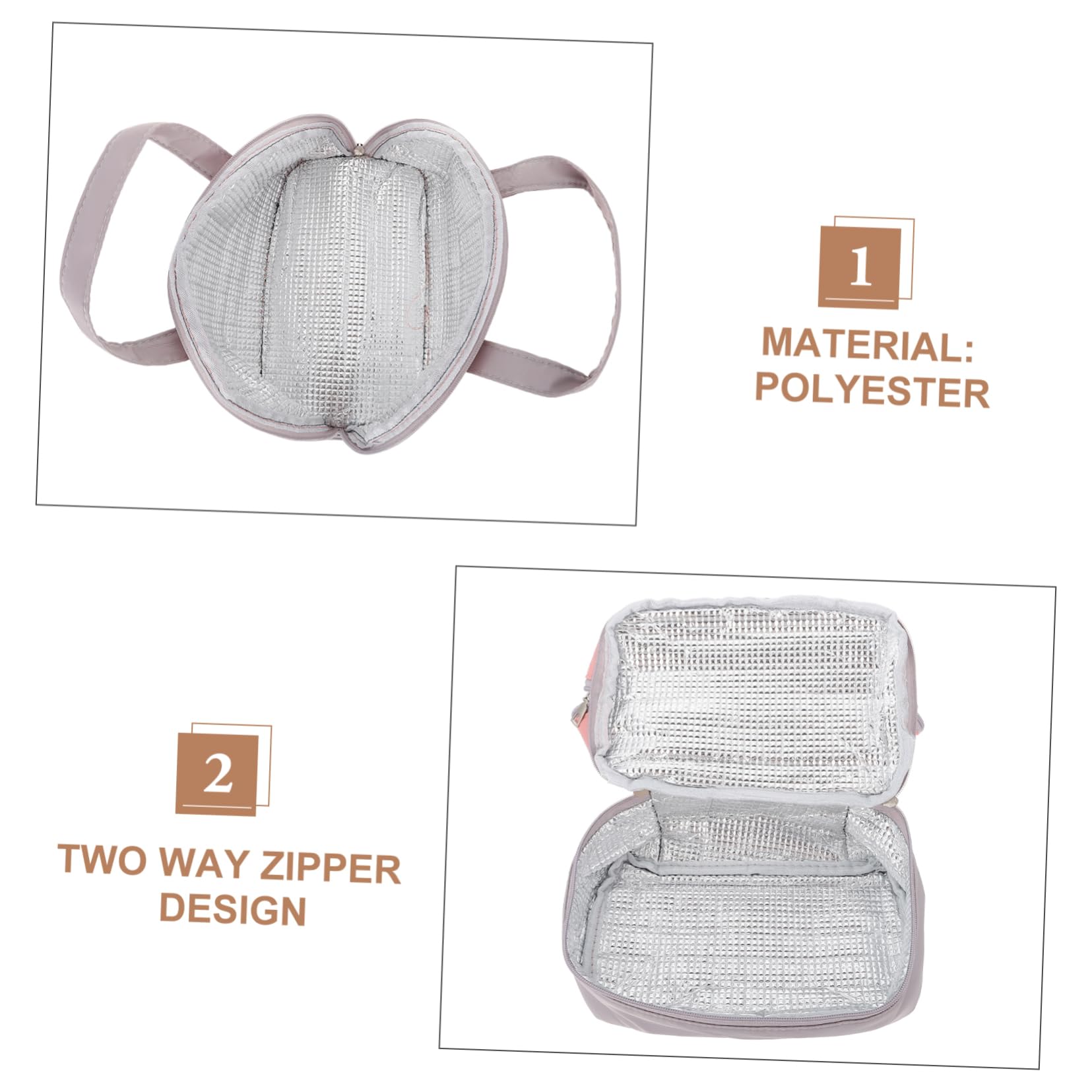 Abaodam 3 Piezas Bolsa Pack Bebe Packs bebé mamá biberones Bolsa Almacenamiento Leche biberón Recipiente para biberones Bolsa Asas la Aislamiento Organizador envase