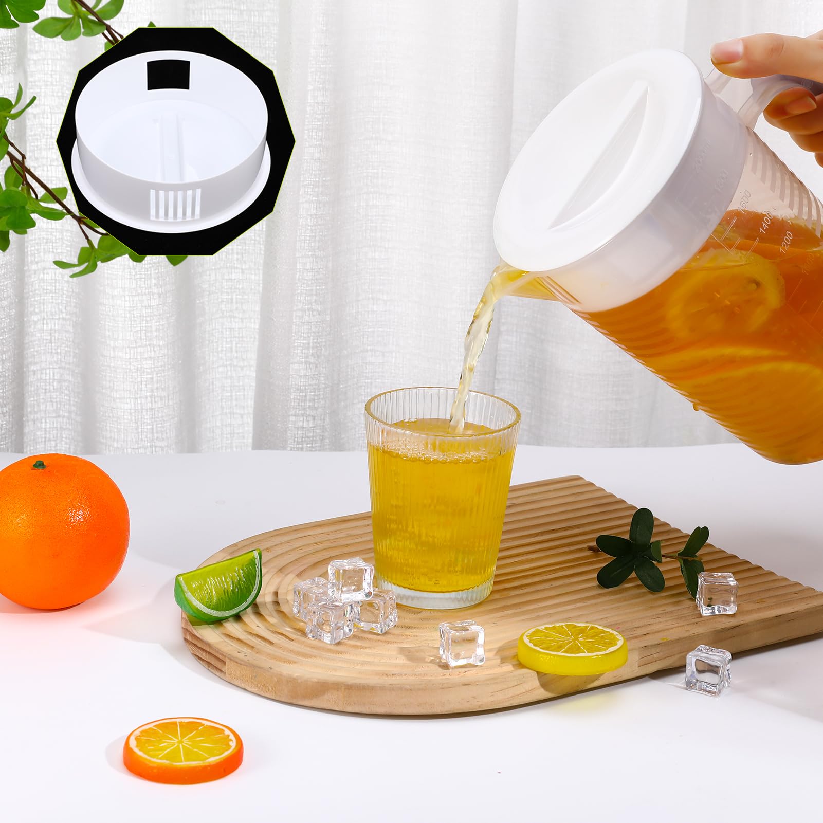 2 Pack Juice Jug with Lid - Image 3