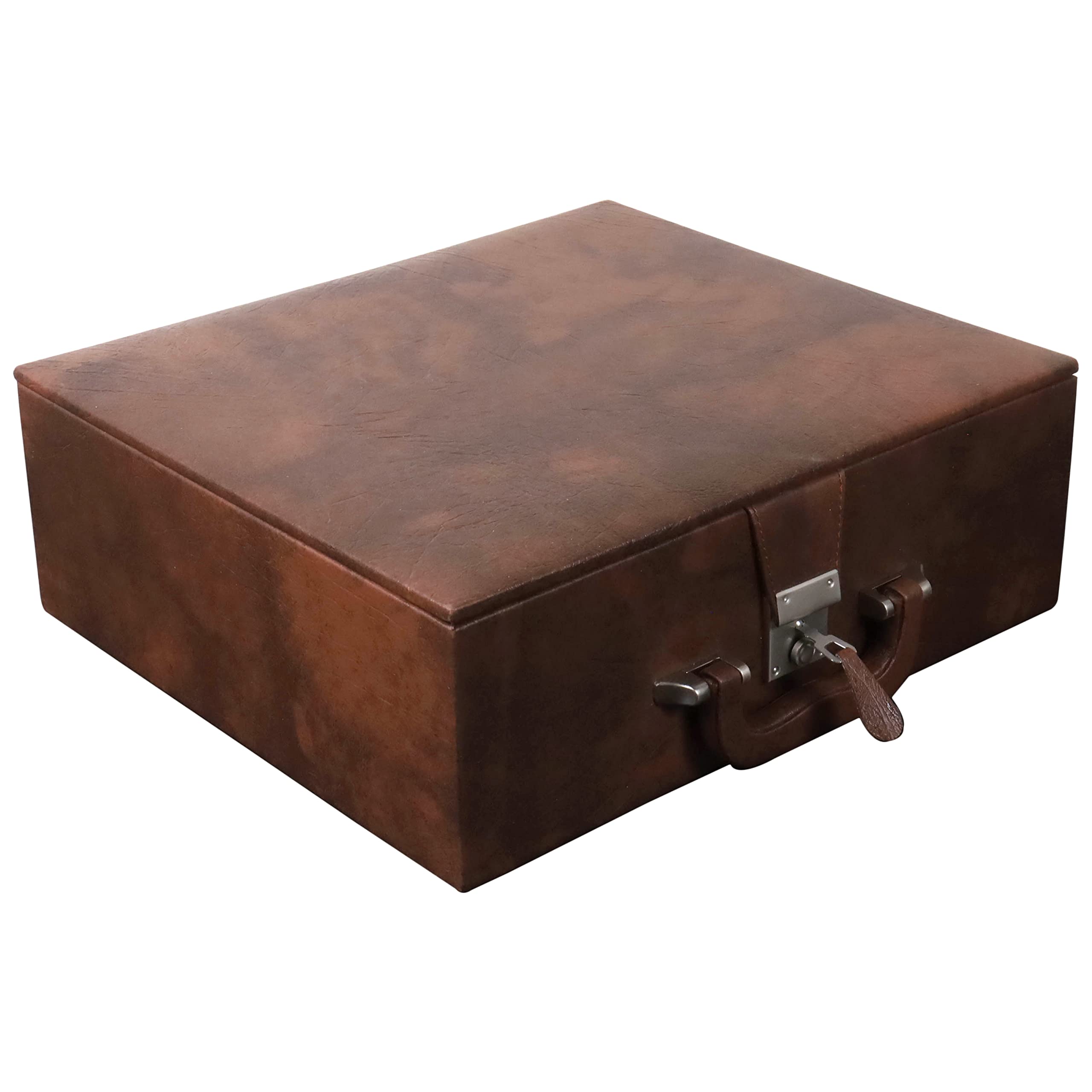 Boîte pour pièces d'échecs marron clair pour éviter les rayures - 6
