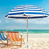 Vista 7 de AMMSUN Ancla de arena para sombrilla de playa, resistente, base de sombrilla para exteriores con 5 tornillos en espiral, universal y talla única