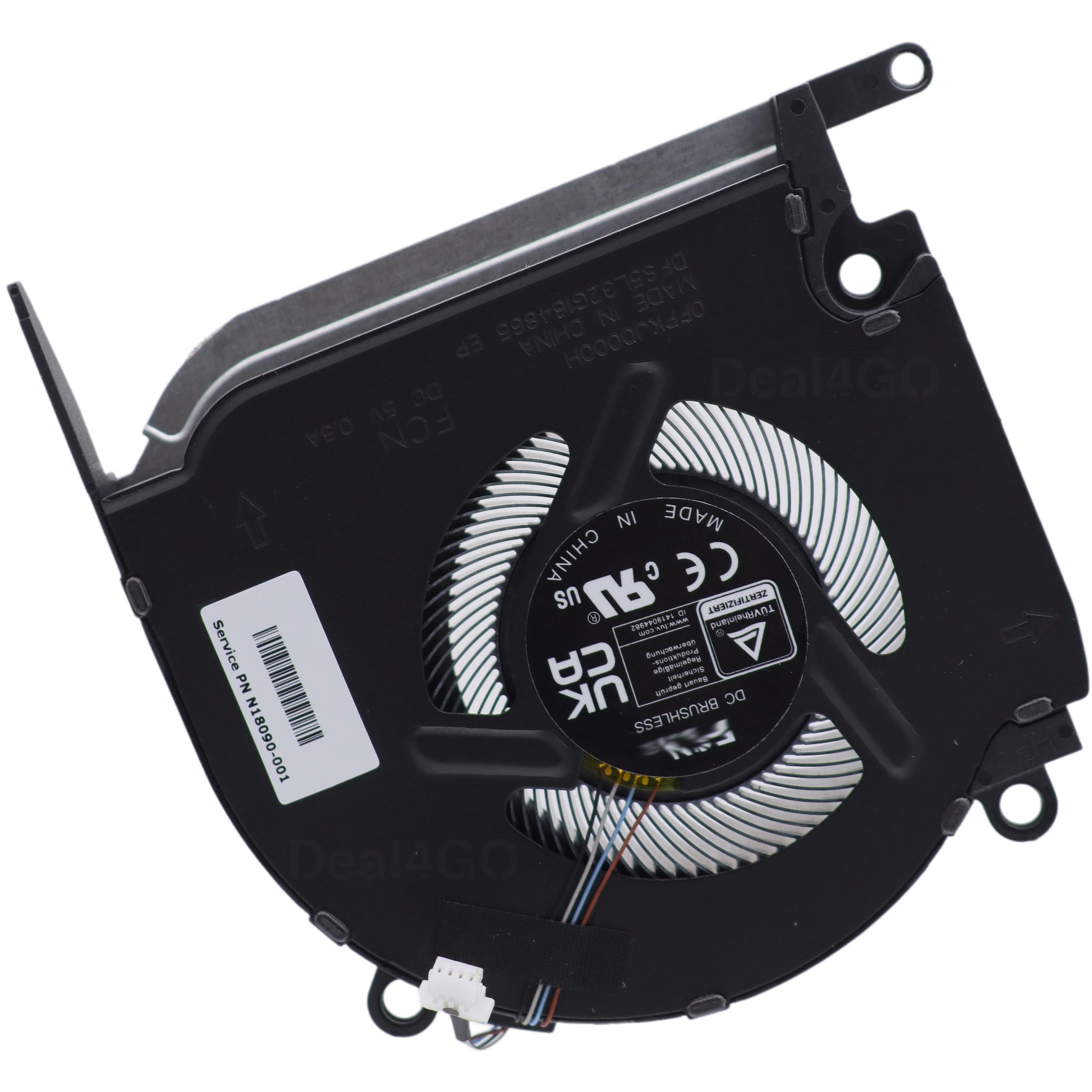 Vervangende Cpu / koelventilator voor o.a. HP Omen 16-WF / 16-XF / 16-U
