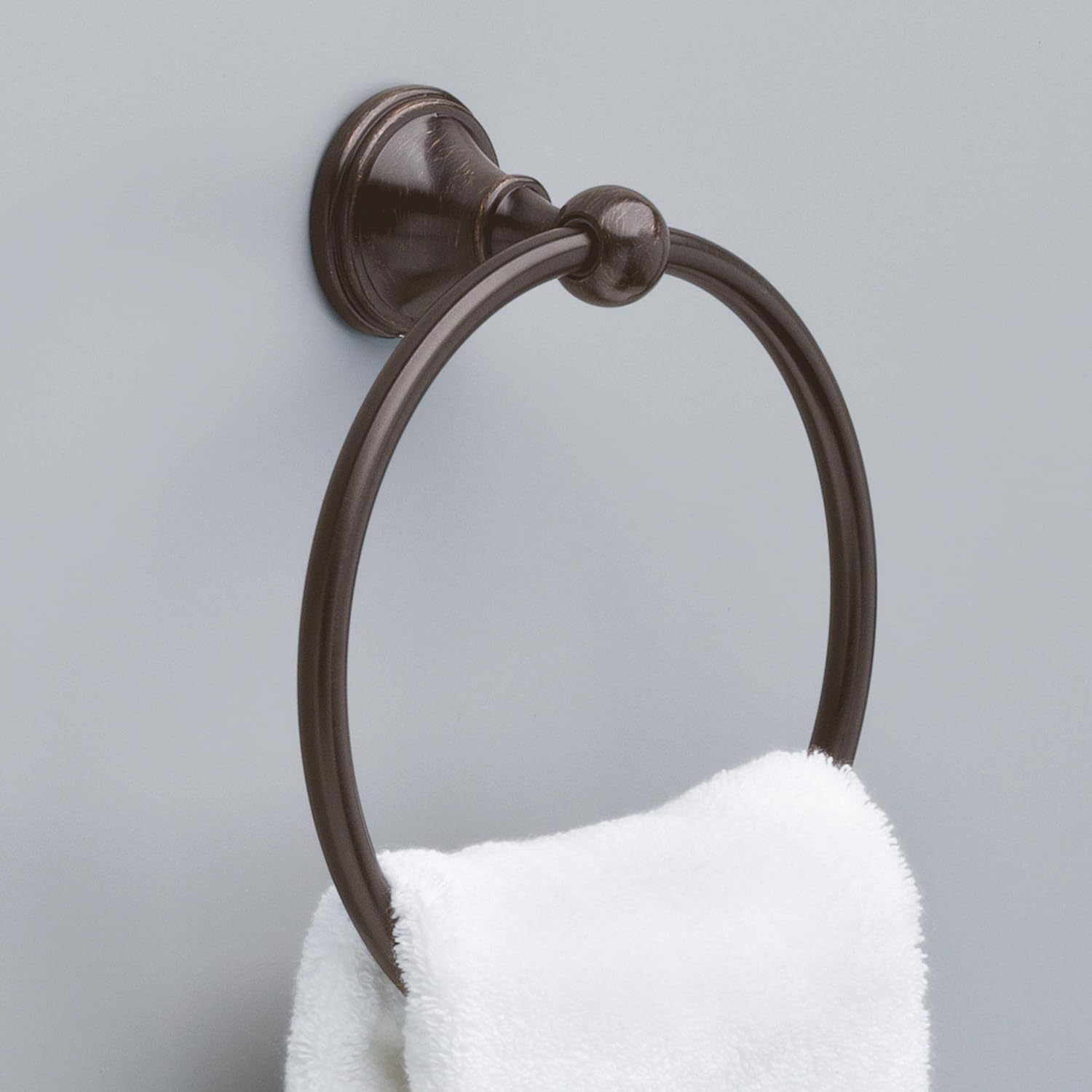 DELTA FAUCET 138034 Crestfield, Bath Hardware Accessory, Towel Ring, Venetian Bronze