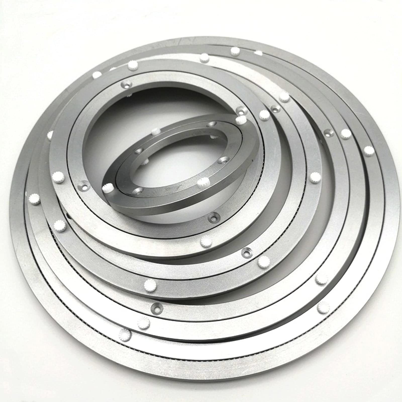 cuscinetti rotanti tavolo da pranzo, Cuscinetto girevole for piattaforma Lazy Susan alluminio(10 inches (250mm))