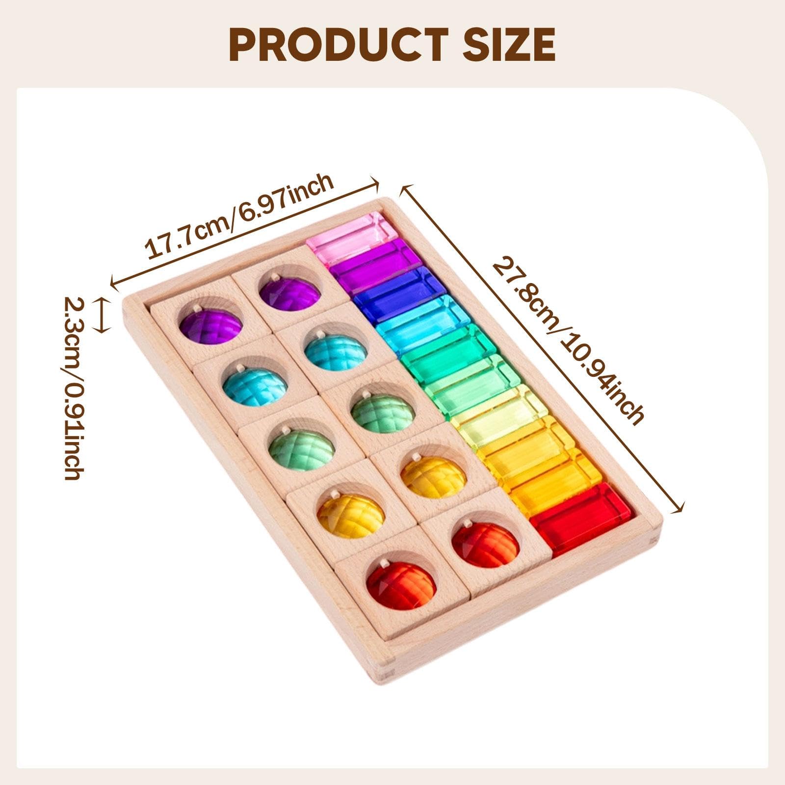 Gioco di Impilamento Dei Cubi, Gioco di Apprendimento Dei Colori, Apprendimento Precoce, Regali di Natale, Allenamento Sensoriale, Blocchi