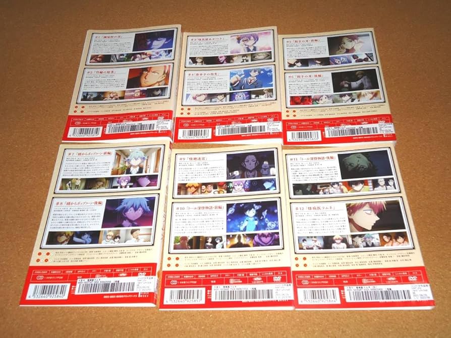 Amazon.co.jp: 怪病医ラムネ DVD全6巻 レンタル落ち 盤面