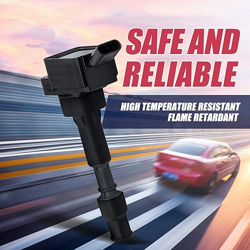 Miniatura 5 de RANSOTO Paquete de 4 bobinas de encendido compatibles con Hyundai Elantra Kona Sonata Veloster Kia Forte Optima Soul 2016-2021, repuesto #