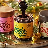 Vista 3 de Coop's Dulce caliente original Gourmet, todo natural, hecho a mano, sin gluten, sin OMG, coberturas de helado de chocolate, helados, postres, 10