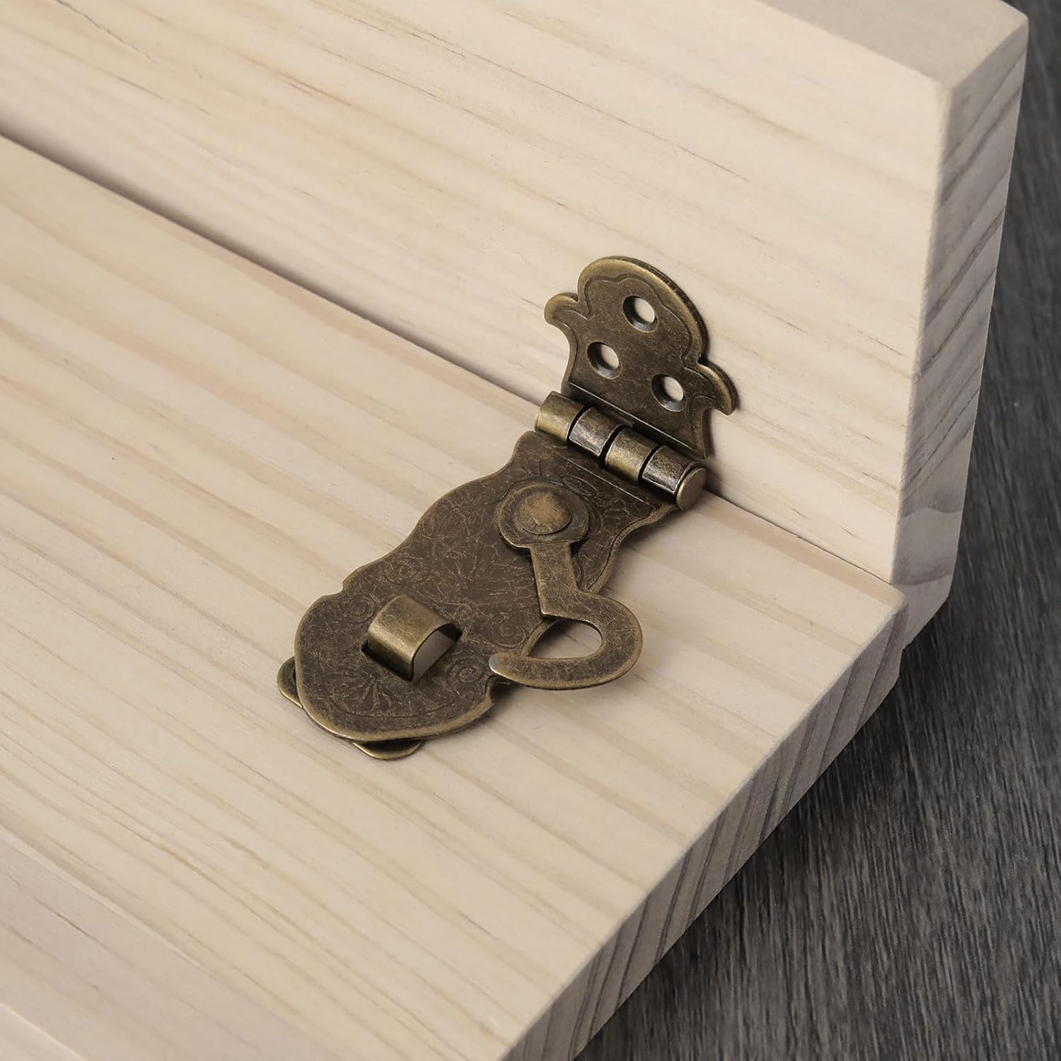 5Pcs Antique Bronze Latch Lock 72x24mm Vintage Hasp Latch Box Clasp Hasp Latch for Wood Box, Jewelry Boxes, Gift Boxes, and DIY Projects