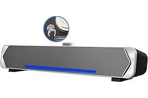 MARBOO Bluetooth Soundbar Speaker for Monitors and Desktops