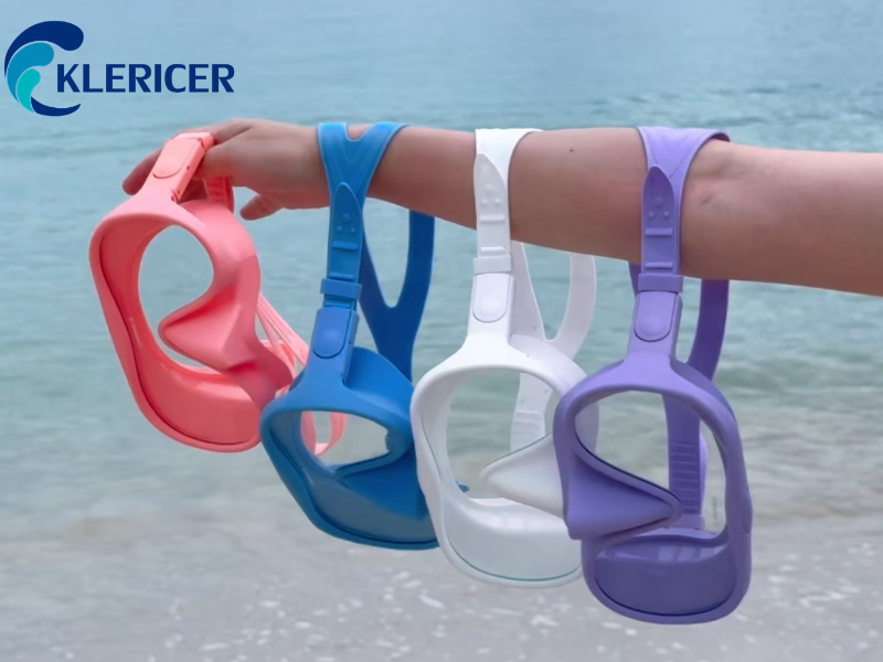 Set Snorkeling Narutoo Per Adulti, Maschera Panoramica 180° Anti-appannamento Con Boccaglio A Secco, Lente In Vetro Temperato, Colori Macaron