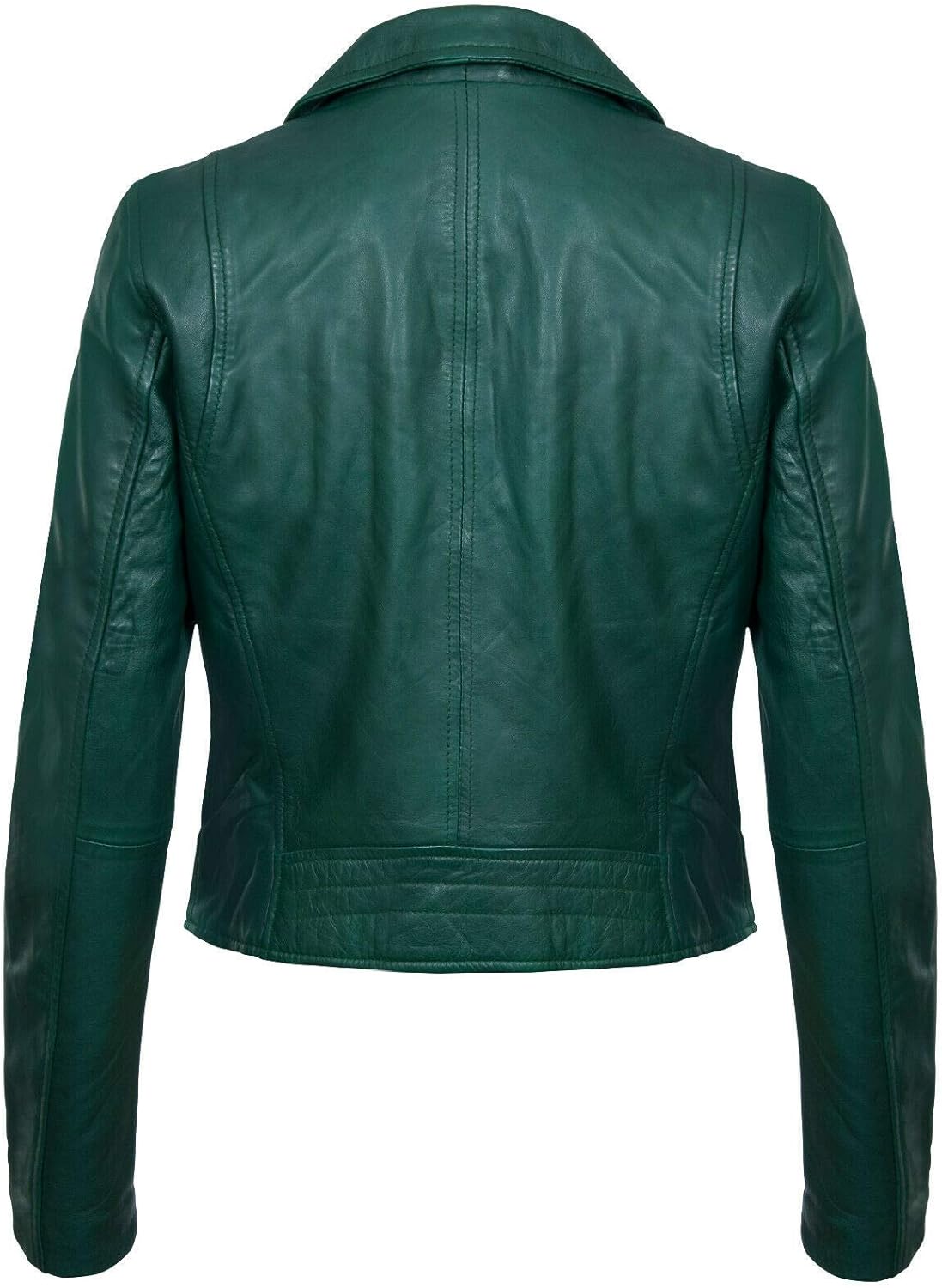 Ladies Leather Jacket Classic Biker Style Real Leather Womens Jacket