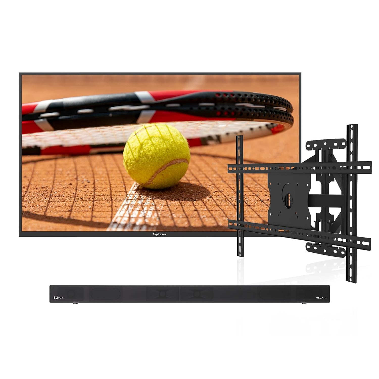 SYLVOX 43 Pool Pro 2 0 Outdoor TV Bundle 2000Nits Dolby Atmos Google TV with S3 Dolby Soundbar