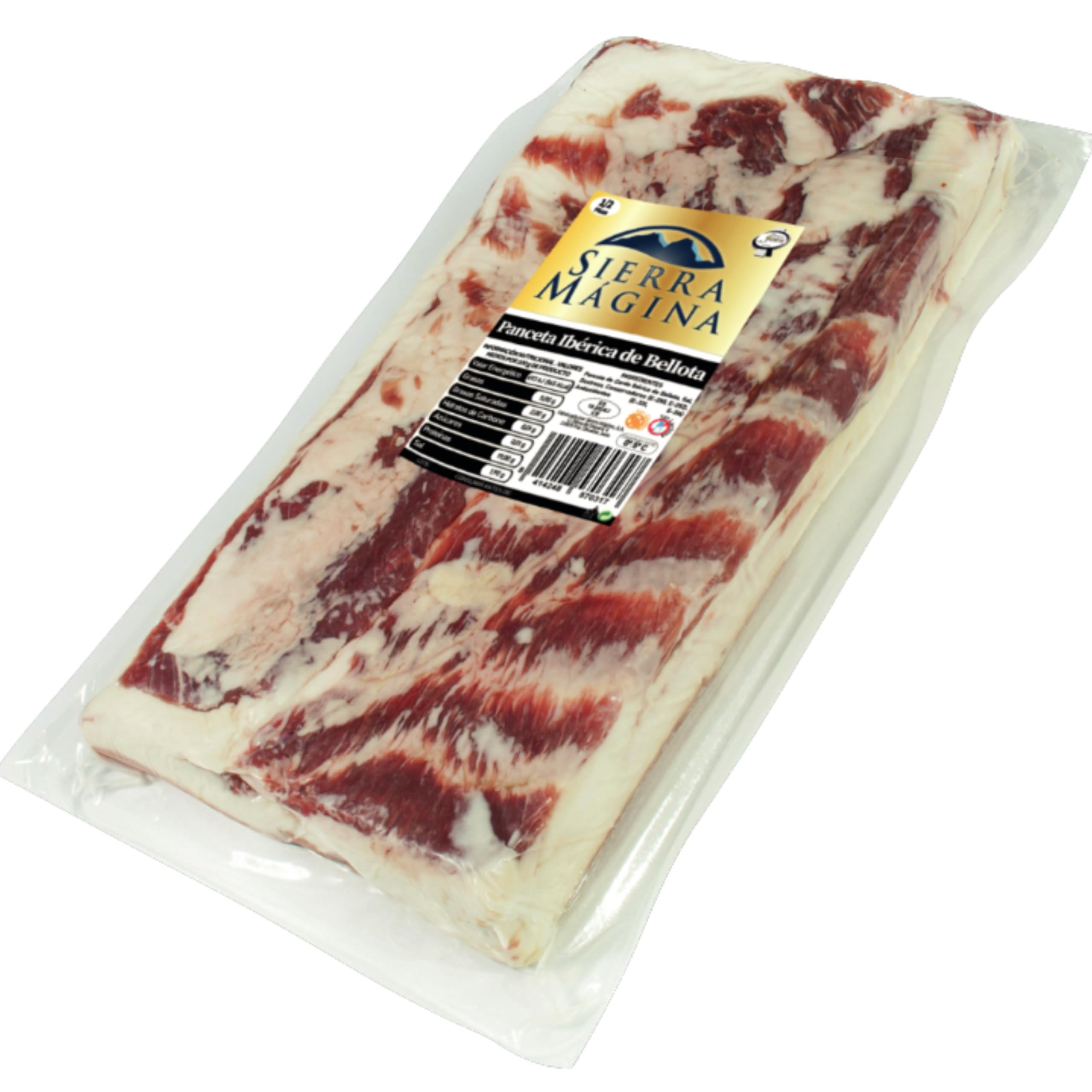 Panceta Ibérique de Bellota, Saveur et Tradition dans chaque bouchée, Pièces de 1,5 Kg pour Partager