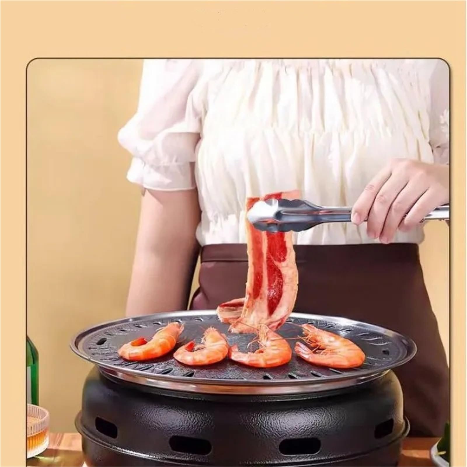 Tragbarer Chal Grill - Cact Outdoor Grill für Garten Camping & Nics - Einfach zu tragen & aufzubauen Perfekt für Familientreffen & Tailgating Spaß