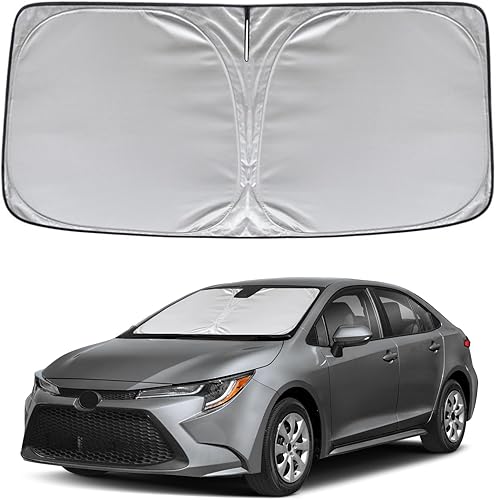KAYZT Parasol para parabrisas para Toyota Corolla Hybrid Sedan 2020-2025 2026 (no para Corolla Cross), plegable, accesorios de ajuste personalizado