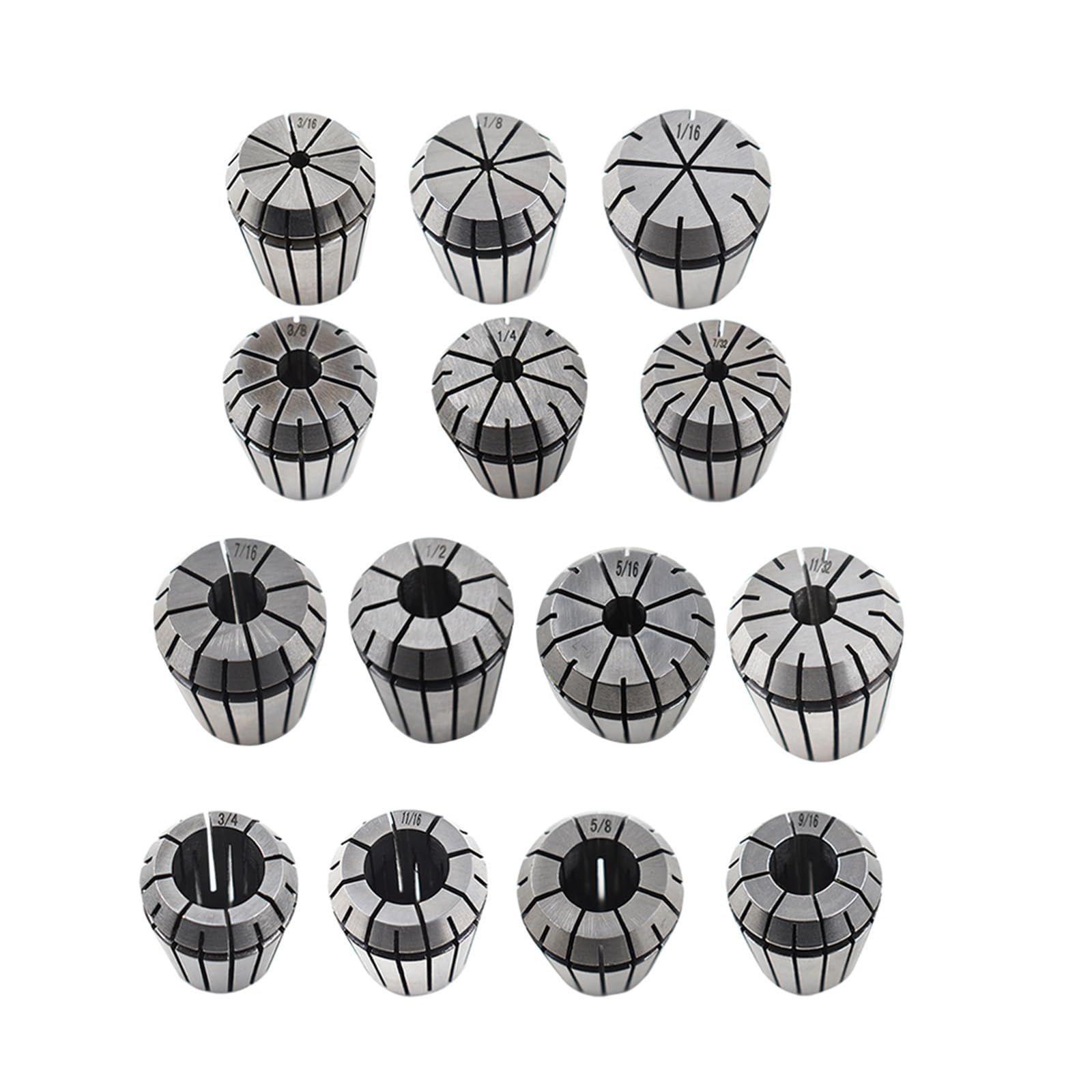 stalowy zacisk sprężyny Zestaw zacisków sprężynowych ER11-ER32 do frezowania i toczenia(12pcs ER32)