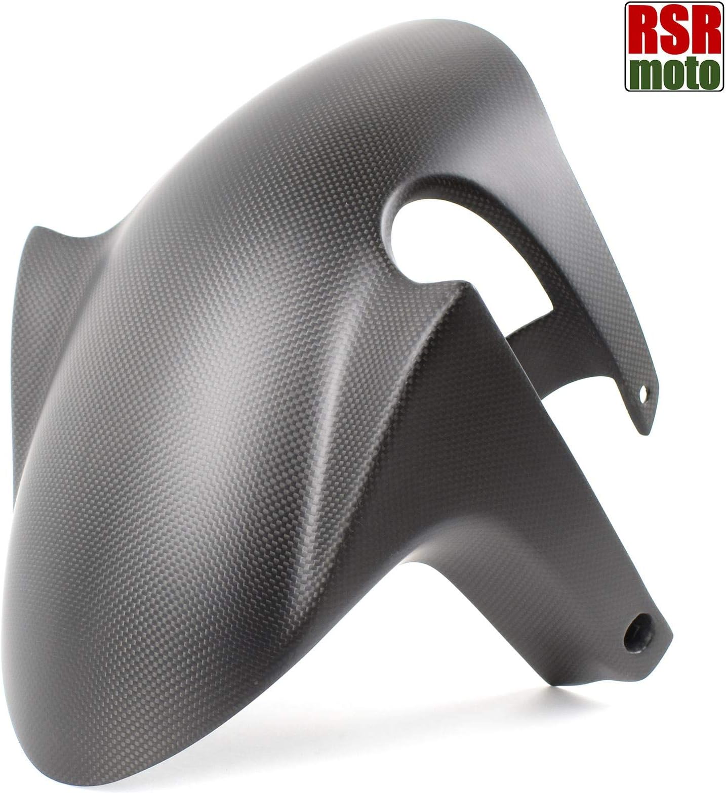 RSR Moto 100% Carbon Fibre Front Mudguard Fender For Aprilia RSV4 (2009-2020) Tuono V4 (2011-2020) (Matt Plain Weave)