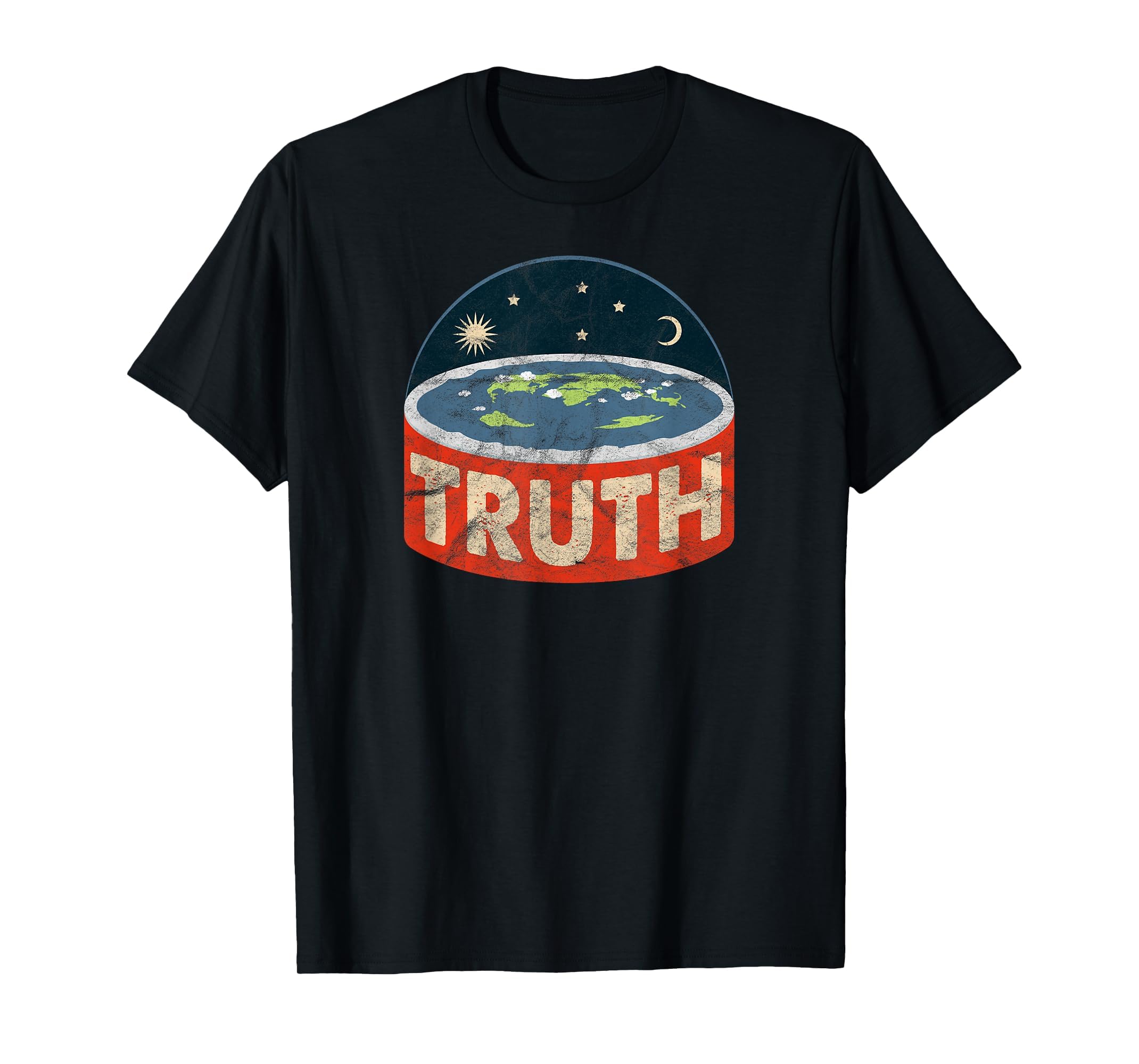 Flat Earth Vintage T-Shirt