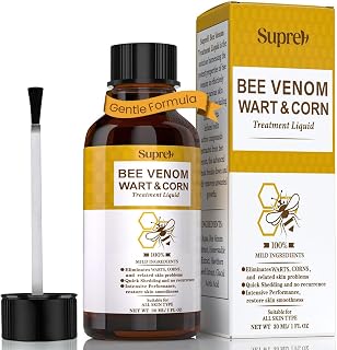 Fast-Acting bee Venom wart Remover: wart Freeze Off with salicylic Acid & bee Venom Cream - Wart Removal for Plantar Genital