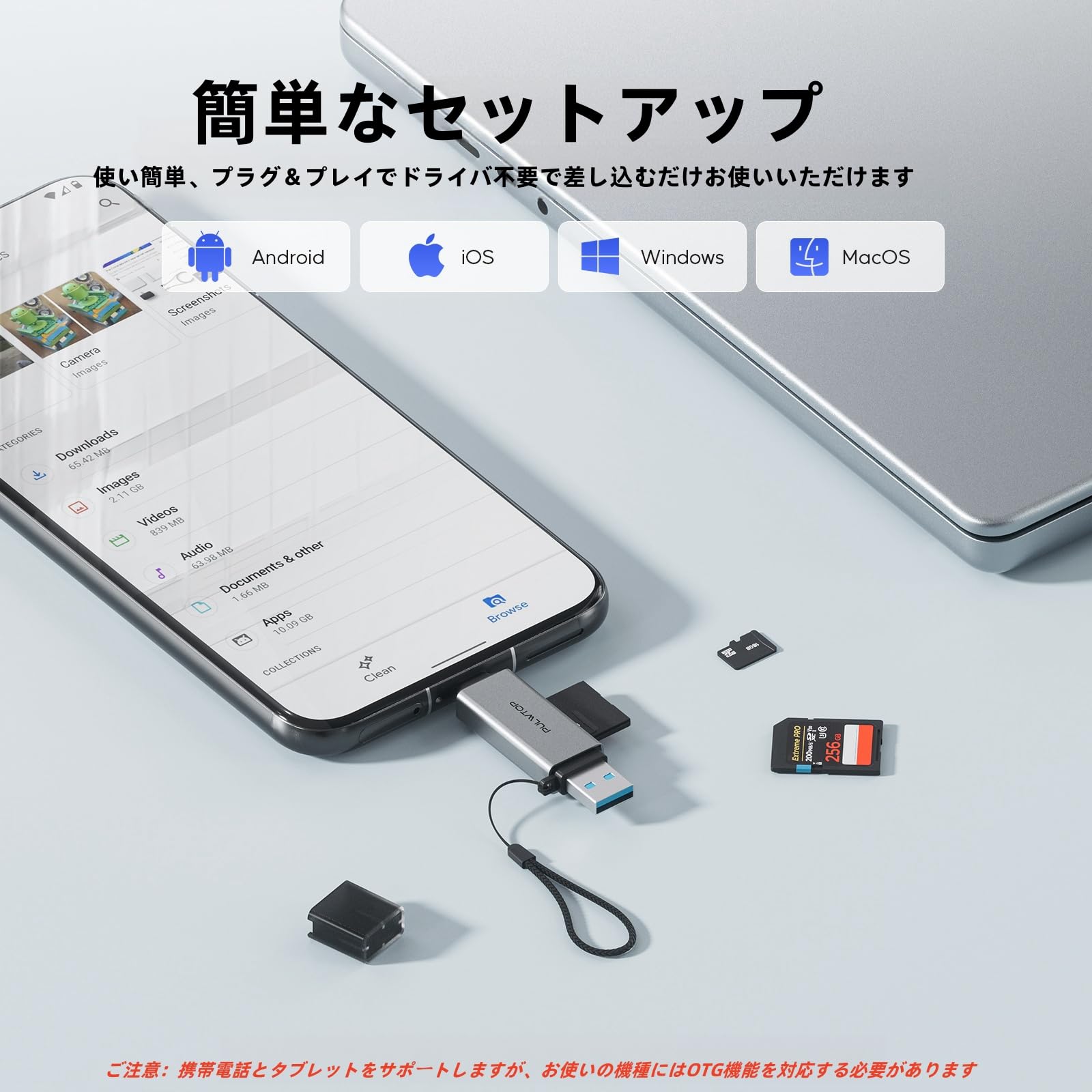 PULWTOP SD Card Reader - Fast USB C & Micro SD Adapter -5 PULWTOP SD Card Reader - Fast USB C & Micro SD Adapter -5
