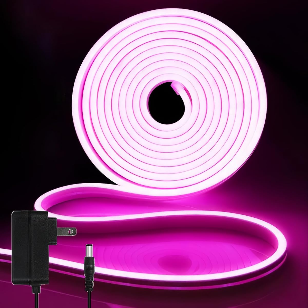 iNextStation LED Strip Lights, 16.4ft Neon Rope Light, Waterproof Silicone,