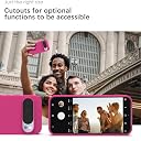 YATWIN Silicone Back Case for Google Pixel 10 Pro XL, Soft-Touch, Shockproof Phone Back Cover for Google Pixel 10 Pro XL - Magenta gallery image