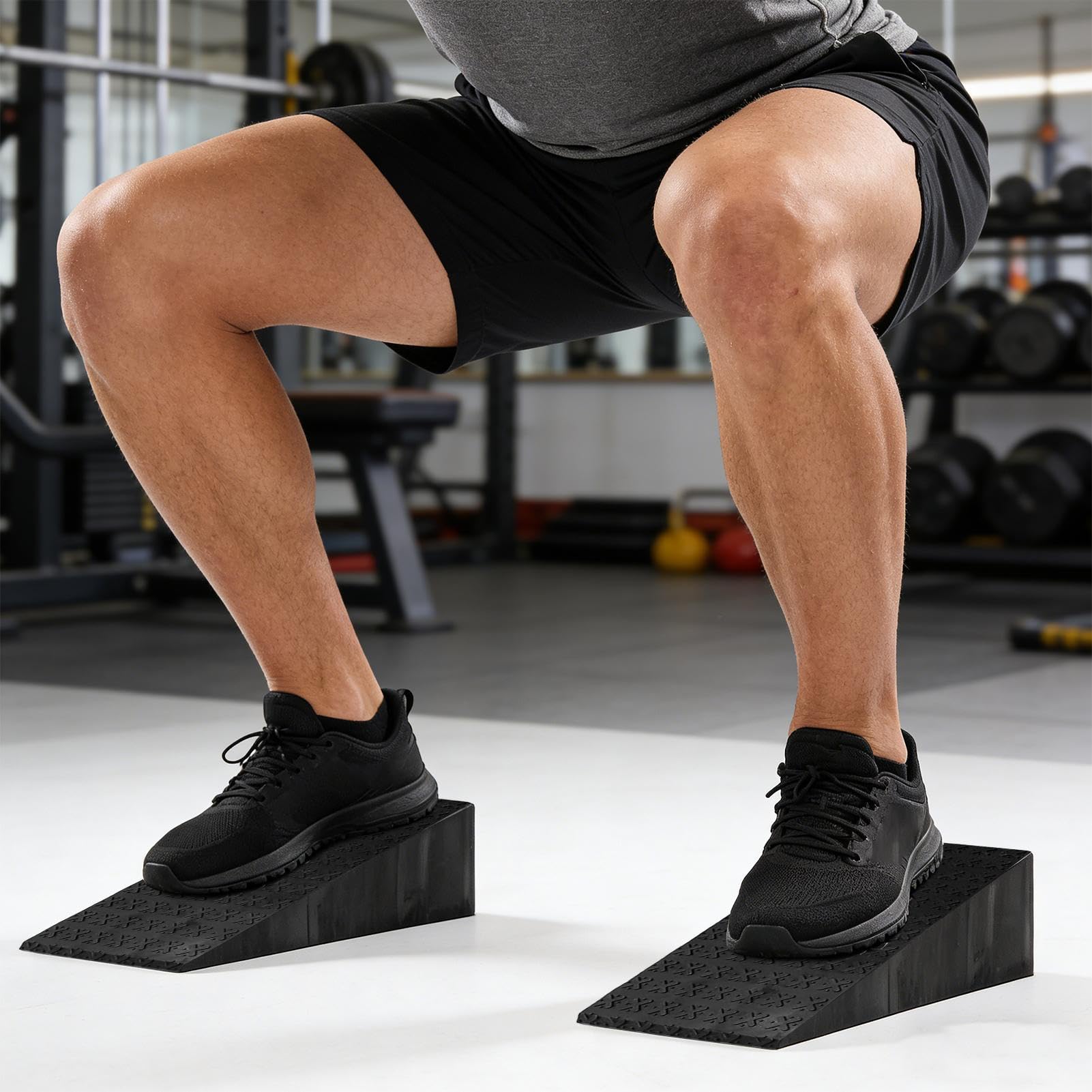 per Squat Attrezzatura per la mobilità | per Squat Rialzato per Donne, , Uomini, Appassionati di Fitness, Studio, Palestra in Casa, Soggiorno