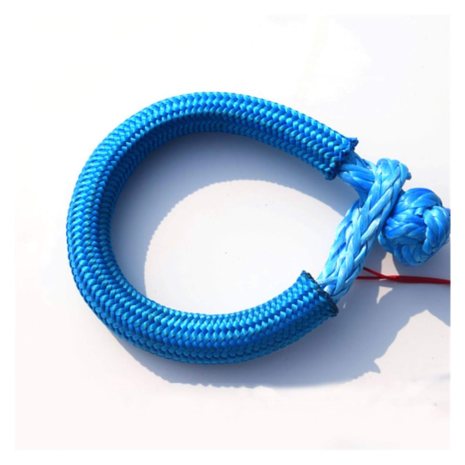 Winch Rope, Blue 6mm*80mm Synthetic Shackle,Soft Shackles for Autos,ATV Winch,UHMWPE