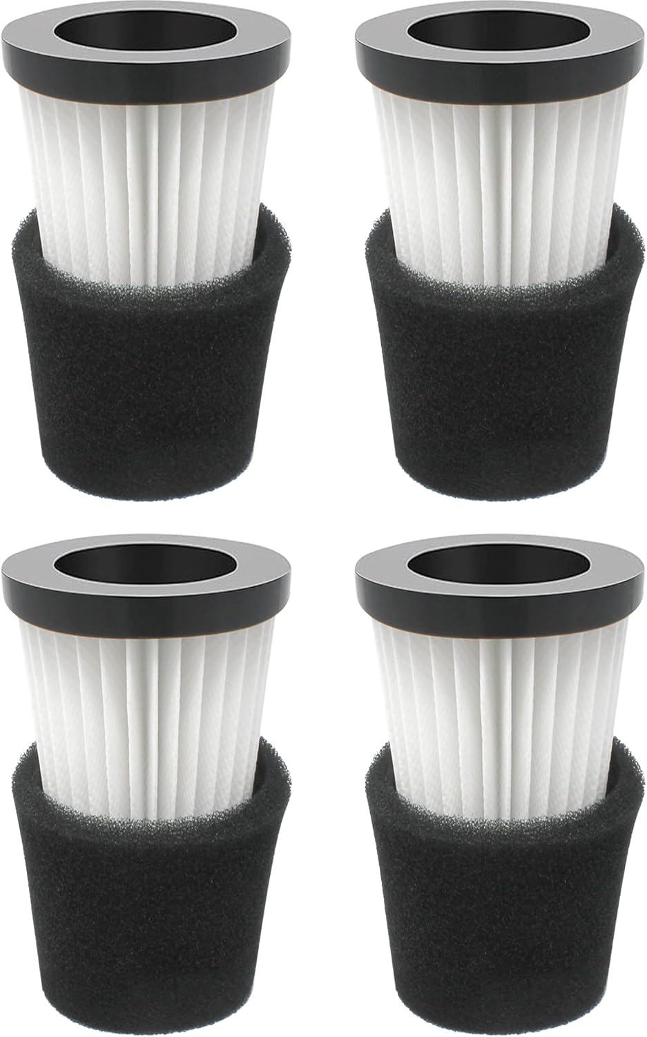 Fette Filter - F117 Replacement Vacuum Cleaner Filter with Compatible with Dirt Devil Handheld Vacuum Cleaner Models SD20005RED, SD30025B, BD22025 Part # AD40117 - Pack of 4 - Image 7