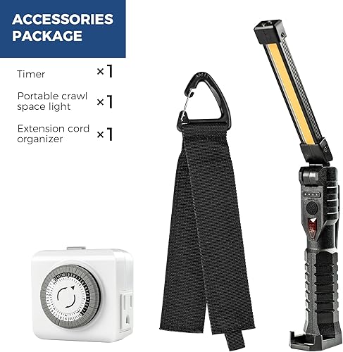 Miniatura 5 de ALORAIR Paquete de deshumidificador de sótano Crawl Space, 70 pintas con bomba + paquete de accesorios, deshumidificadores de descongelación